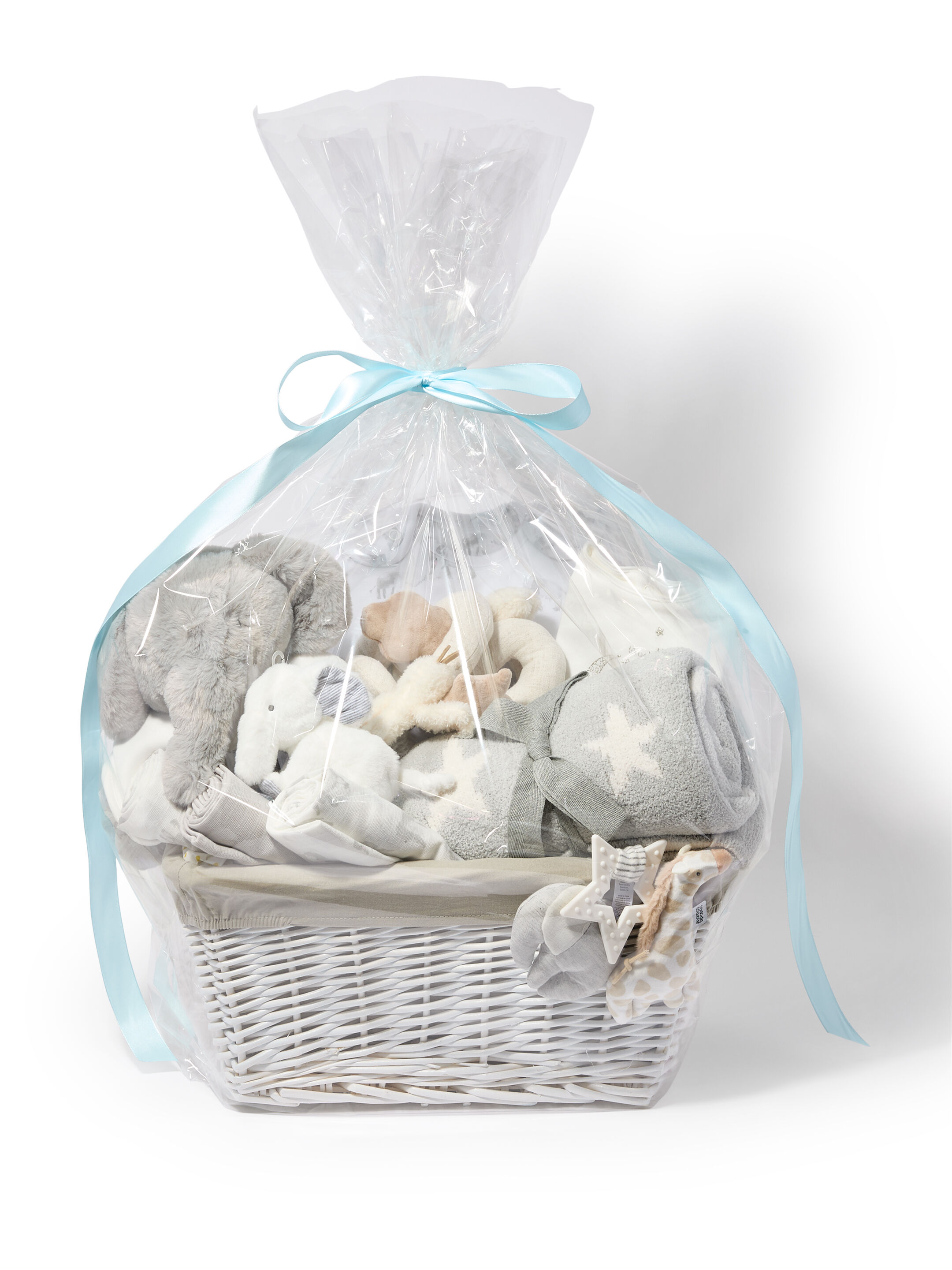 سلة هدايا للرضع بلباس الكل في واحد بتطريز My First Eid &rlm;- 9 قطع image number 2